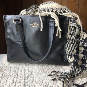 COACH Black Leather Bag